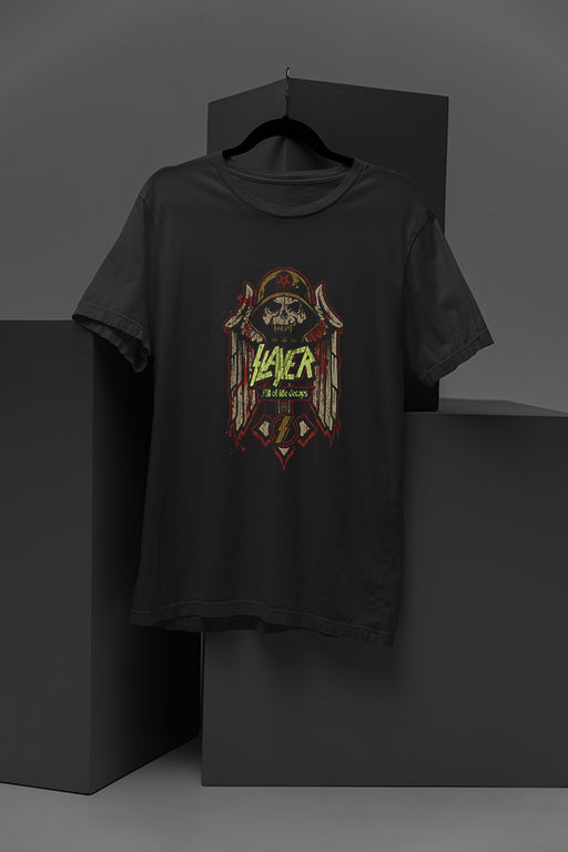 Slayer All Of Life Decays | Vintage Metal Band Tee | Reign of Blood | Thrash Metal Fashion | Metalheads Must-Have | Retro Slayer Tribute Shirt | Cult Classic 80's Style | Heavy Metal Legends Shirt