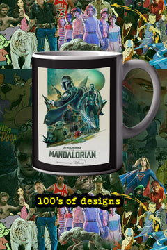 The Mandalorian 11oz Mug | Pedro Pascal TV Show Poster Design