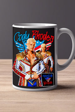 CODY RHODES 11oz Mug | Pro Wrestling | Wrestling Fan Gift | WWE Fan | Wrestling Legend | Gift for Wrestling Fan | Pro Wrestler Gift | Wrestling Memorabilia