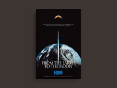 From the Earth to the Moon Canvas Print | Tom Hanks | TV Show Design