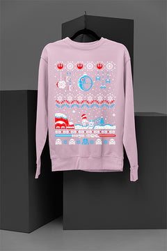 UGLY Galactic Festivities Star Wars Navideño Christmas Sweatshirt | Jedi Holiday Cheer | Sithmas