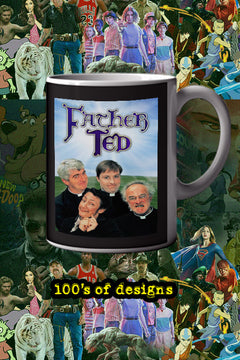 Father Ted 11oz Mug Featuring Dermot Morgan | Classic Irish TV Show Merchandise