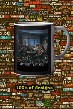 Six Feet Under 11oz Mug featuring Michael C. Hall | Peter Krause | TV Show Design