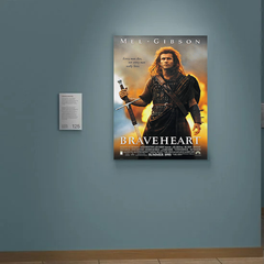 Braveheart Canvas Print | Mel Gibson Wall Art Poster | Film Memorabilia Home Decor