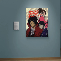 Samurai Champloo Canvas Print | Mugen and Jin Design | TV Show Fan Art