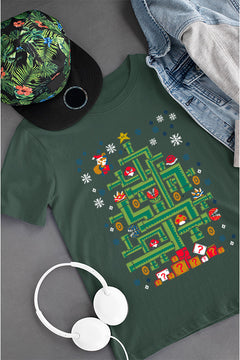 KIDS UGLY Super Mario Bros Christmas Shirt | Retro Gaming | Kids Christmas Holiday | Video Game