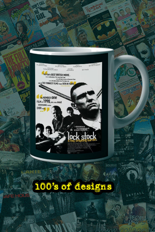 Lock, Stock and Two Smoking Barrels 11oz Mug Jason Statham Film Memorabilia Poster Design | Movie Collectibles Merchandise