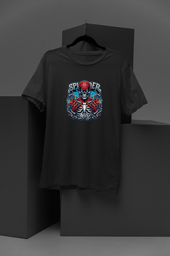 "Marvel-inspired | Spectacular Spiderman Skull Suit T-shirt | Graphic Tee for Superhero Fans"