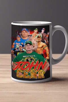 JOHN CENA 11oz Mug | Pro Wrestling Legend Photo | Collectible Gift Idea | Gift for Wrestling Fans | Ceramic Cup with Cool Design