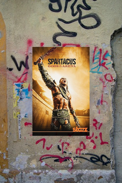 Spartacus Liam McIntyre Poster Print | TV Show Memorabilia | Gladiators Art Print | Roman Empire Decor