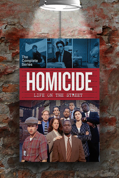 Homicide: Vincent D'Onofrio Gloss Poster | TV Show Design Art Print | Crime Drama Home Decor