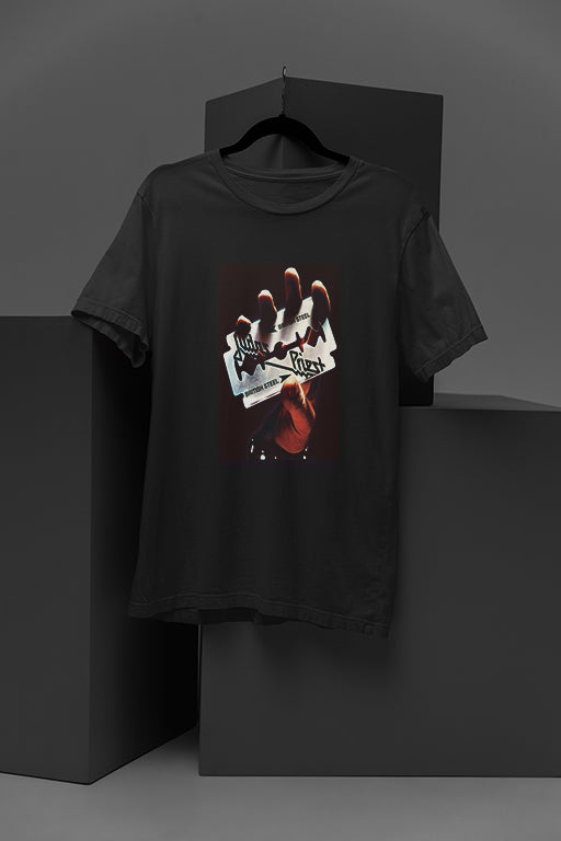 Judas Priest British Steel | Vintage Metal | 80s Rock Band Tee | Retro Heavy Metal Shirt