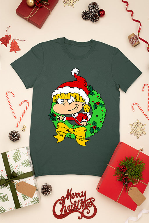 KIDS UGLY Angelica's Christmas Chaos Tee | Rugrats Angelica | Kids Christmas U
