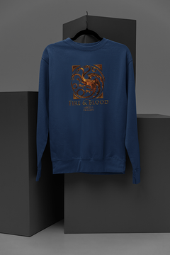 House of The Dragon Sweatshirt | Game of Thrones Targaryen Sigil Design | Dragonm House Apparel | Fire and Blood Fanwear | Westeros Inspired Jumper