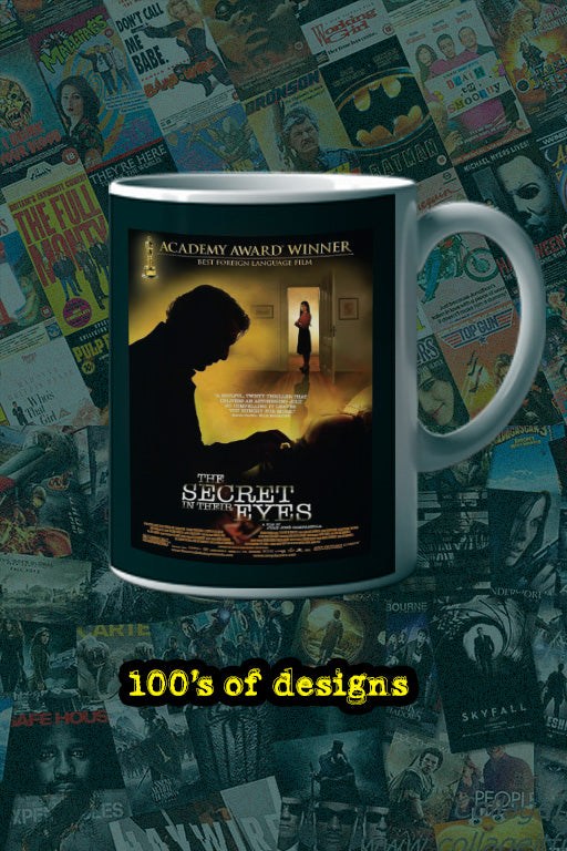 The Secret in Their Eyes 11oz Mug | Film Memorabilia | Mug with Design of The Secret in Their Eyes Poster featuring Lead Actor