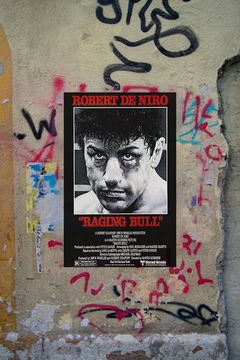 Raging Bull Robert De Niro | Premium Film Poster | Gloss Design