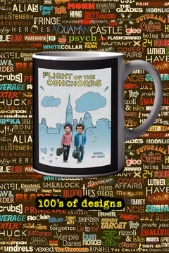 Flight of the Conchords 11oz Mug | TV Show | Comedy | Jemaine Clement Design