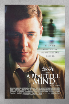 A Beautiful Mind Russell Crowe Gloss Poster | Film Memorabilia | Movie Art Decor