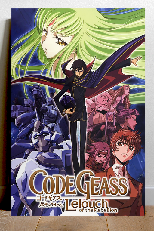 Code Geass Lelouch Rebellion Premium Gloss Poster | Anime TV Show Print | Code Geass Design Wall Art | Graphics Poster for Fans of the Show