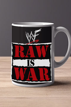 RAW IS WAR 11oz Mug featuring Stone Cold Steve Austin | Pro Wrestling | WWE | Gift for Wrestling Fans