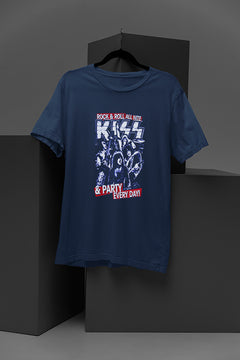 Kiss Rock n' Roll All Nite | Vintage Band Tee | 70s Glam Rock | Retro Concert Shirt