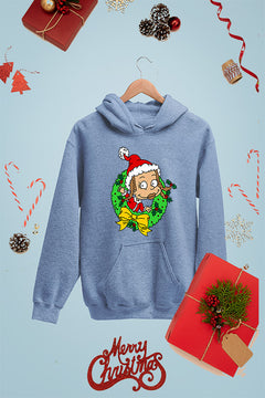 KIDS UGLY Rugrats Susie Christmas Hoodie | Retro Rugrats Kids Design
