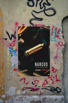 Narcos Pablo Escobar Poster | TV Show Narcos Wall Art | Premium Gloss Print | Narcos Gift Idea