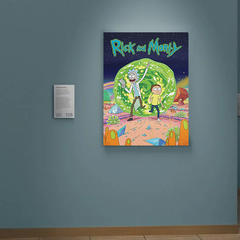 Rick and Morty Canvas Print | Rick and Morty TV Show | Wall Art Decor - Rick and Morty | Unique Fan Gift | Geeky Room Decor - Rick and Morty | Rick and Morty Design - Rick and Morty | Alternative TV