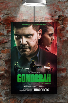 Gomorrah Gloss Poster | Marco D'Amore Design | TV Show Decor | Premium Print | Gangster Drama Art