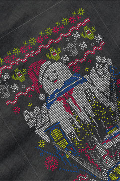 KIDS UGLY Marshmallow Man from Ghostbusters Christmas T-shirt | Retro 80s Kids