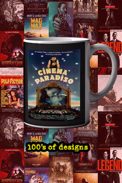 Cinema Paradiso 11oz Mug | Film Memorabilia | Cinema Paradiso Design | Mug Gift | Italian Cinema | Classic Movie Mug