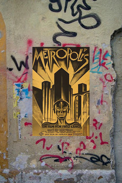 Metropolis Brigitte Helm Poster | Vintage Movie Art | Retro Film Decor | Sci-Fi Metropolis Wall Art | Collector's Cinema Poster | Classic German Expressionism | Glossy Film Print