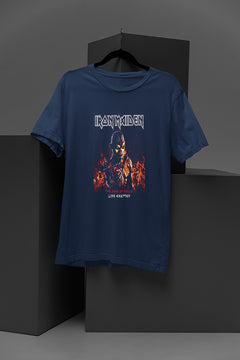 Iron Maiden The Book Of Souls | Vintage Band Tee | Eddie's Legacy | Heavy Metal Fashion | 80s Rock Icon | Fearlessly Stylish | Trooper's Choice | Rock 'n' Roll Legacy