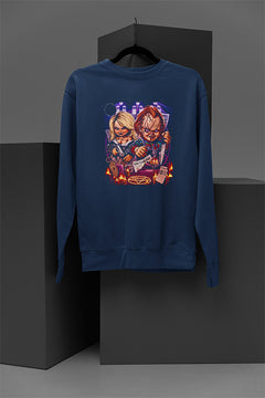 Horror | Bride of Chucky | Cozy Pullover | Warm Sweatshirt | Halloween