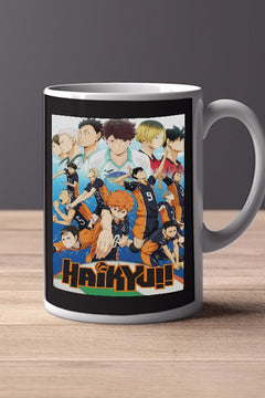 Haikyuu!! 11oz Mug - Karasuno Volleyball Team | Anime Design | Best Gift for Fans