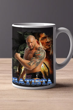 batista 11oz Mug featuring Pro Wrestling | Batista Design Mug