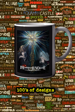 Death Note 11oz Mug featuring the Poster Design | Anime Merch | Light Yagami Mug