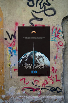 From the Earth to the Moon Tom Hanks Premium Gloss Poster | TV Show Design Art Print | Collector's Item Home Decor