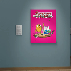 Adventure Time Canvas Print featuring Finn the Human and Jake the Dog | TV Show Design | Cartoon Network Art | Home Decor Gift