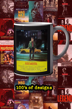 Taxi Driver 11oz Mug | Film Memorabilia | Taxi Driver Design | Robert De Niro