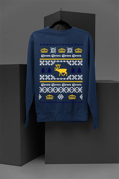 UGLY Corona Beer Christmas Chaos Sweatshirt | Festive Brews | Holiday Hoppy Happiness | Retro