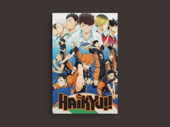 Haikyuu!! Canvas Print | Volleyball Anime Design | Team  Hinata Shoyo | Anime Poster | Sports Wall Decor | Anime Fan Gift