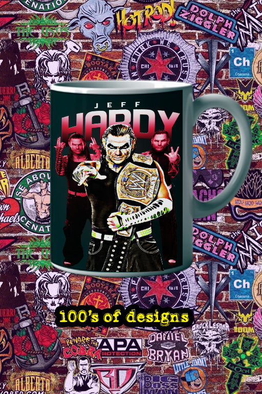 JEFF HARDY 11oz Mug | Pro Wrestling Iconic Image of JEFF HARDY