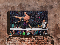 Wrestlemania 40 Damian Priest and Drew McIntyre South Of Heaven Chokeslam Gloss Poster | Collectible Wrestling Art | Wrestlemania 40 Memorabilia | TV Wrestling Print | Limited Edition Wrestlemania 40 Print