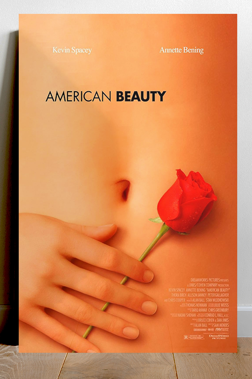 American Beauty Kevin Spacey Gloss Poster | Film Movie Wall Art Print | Vintage Movie Poster Decor