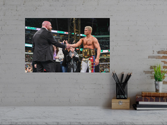 Wrestlemania 40 Premium Gloss Poster | Triple H And Cody Rhodes Undisputed Wrestlemania 40 Design | Official Event Image | Limited Edition Print