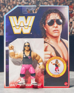 WWE Rare Bret Hart Collectors Edition  Wrestling Action Figure- Mattel Creations-Original In Box