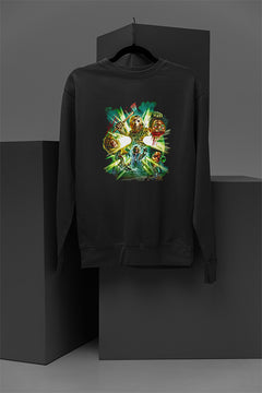 Horror Friday the 13th Cozy Pullover Sweatshirt | Graffiti Style | Warm Halloween Attire