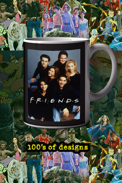 Friends 11oz Mug | Central Perk TV Show Coffee Cup | Jennifer Aniston Mug