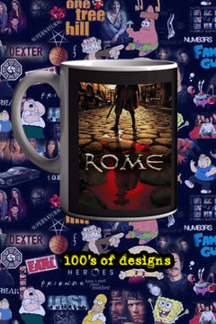 Rome 11oz Mug | TV Show Rome Design | Julius Caesar and Mark Antony Mug